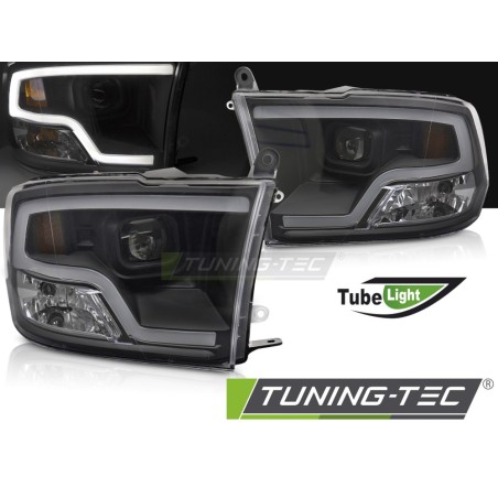 DODGE RAM 09-18 TUBE LIGHT BLACK PROJECTOR DODGE RAM 09-18 TUBE LIGHT BLACK PROJECTOR