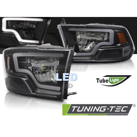 DODGE RAM 09-18 TUBE LIGHT BLACK LED DODGE RAM 09-18 TUBE LIGHT BLACK LED