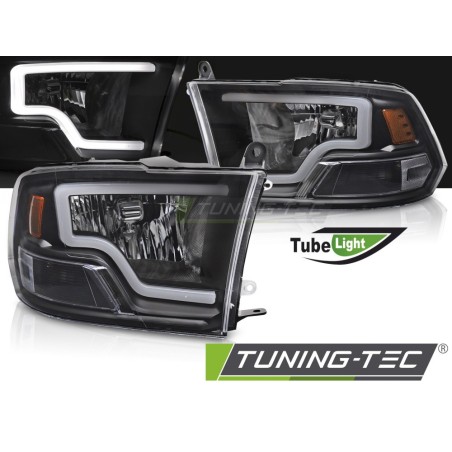 DODGE RAM 09-18 TUBE LIGHT BLACK DODGE RAM 09-18 TUBE LIGHT BLACK