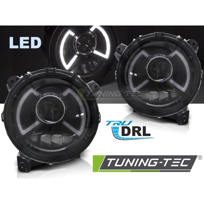 LED HEADLIGHTS DRL fits JEEP WRANGLER JL 18-23 LED HEADLIGHTS DRL fits JEEP WRANGLER JL 18-23