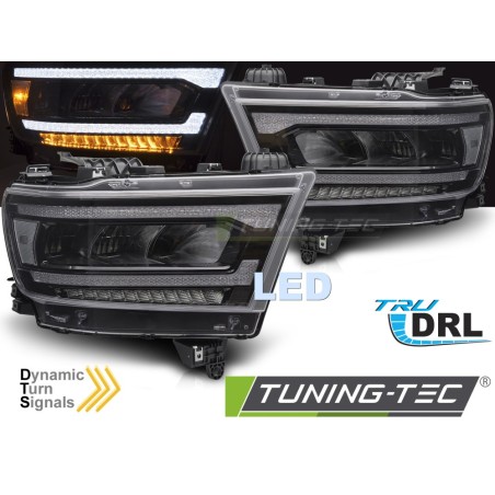 LED HEADLIGHTS DRL SEQ fits DODGE RAM 19-22 LED HEADLIGHTS DRL SEQ fits DODGE RAM 19-22