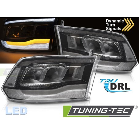 LED HEADLIGHTS DRL fits DODGE RAM 09-18 LED HEADLIGHTS DRL fits DODGE RAM 09-18
