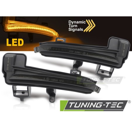 SIDE DIRECTION IN THE MIRROR SMOKE LED SEQ fits SKODA SUPERB III 15-18
