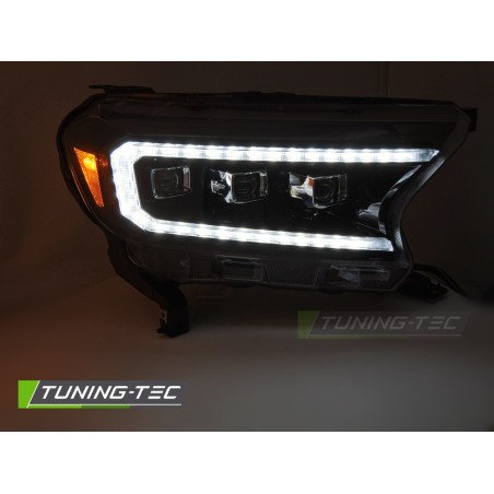 HEADLIGHTS LED BLACK fits FORD RANGER V 16-22 HEADLIGHTS LED BLACK fits FORD RANGER V 16-22
