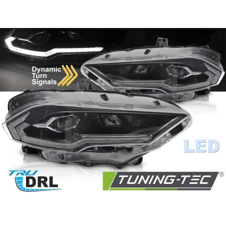HEADLIGHTS LED BLACK fits FORD MUSTANG 18-21 HEADLIGHTS LED BLACK fits FORD MUSTANG 18-21