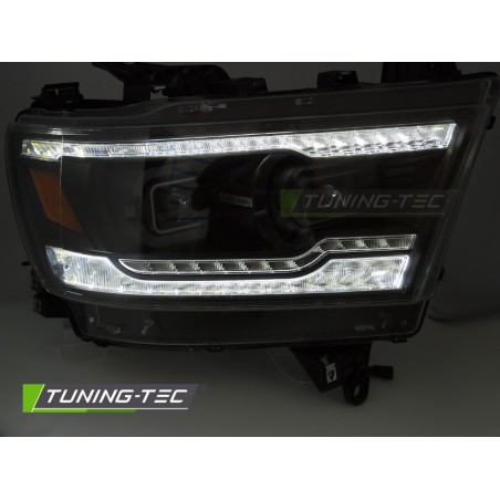 FULL LED HEADLIGHTS BLACK fits DODGE RAM 19-22 FULL LED HEADLIGHTS BLACK fits DODGE RAM 19-22