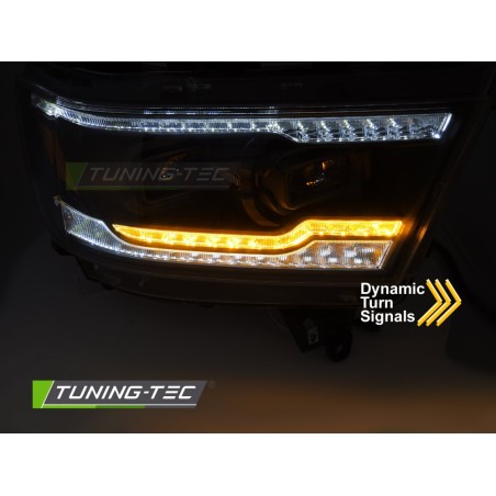 FULL LED HEADLIGHTS BLACK fits DODGE RAM 19-22 FULL LED HEADLIGHTS BLACK fits DODGE RAM 19-22