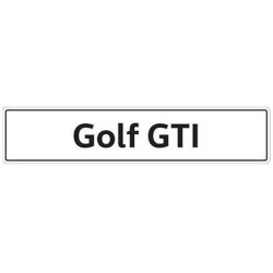 Plaque d'Immatriculation Originale VW Golf GTI 5K0071801H