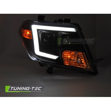 NISSAN NAVARA FRONTIER 09-14 TUBE LIGHTS BLACK NISSAN NAVARA FRONTIER 09-14 TUBE LIGHTS BLACK
