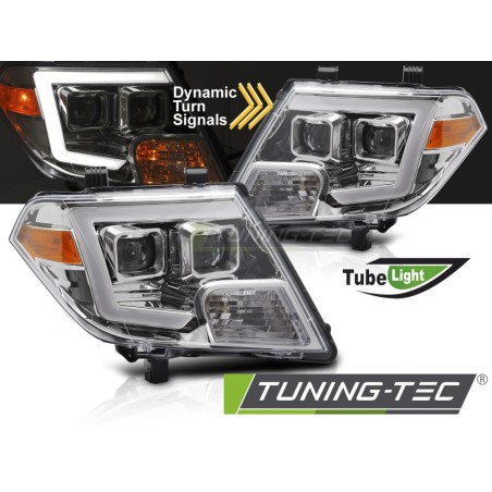 NISSAN NAVARA FRONTIER 09-14 TUBE LIGHTS CHROME NISSAN NAVARA FRONTIER 09-14 TUBE LIGHTS CHROME