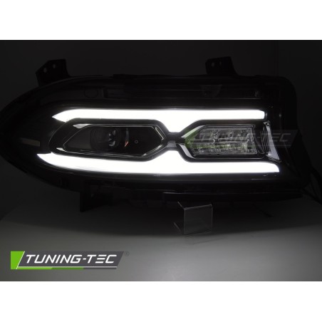 FULL LED HEADLIGHTS BLACK fits DODGE CHARGER 14-23 FULL LED HEADLIGHTS BLACK fits DODGE CHARGER 14-23