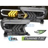 HEADLIGHTS TUBE LIGHT BLACK fits FORD RANGER V 16-22 HEADLIGHTS TUBE LIGHT BLACK fits FORD RANGER V 16-22