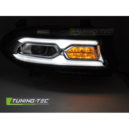 FULL LED HEADLIGHTS CHROME fits DODGE CHARGER 14-23 FULL LED HEADLIGHTS CHROME fits DODGE CHARGER 14-23