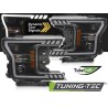 HEADLIGHTS TUBE LIGHT BLACK fits FORD F150 MK13 17-20 HEADLIGHTS TUBE LIGHT BLACK fits FORD F150 MK13 17-20