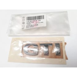 Logo insigne "GTI" Chrome