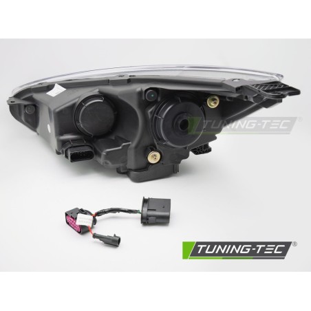 FORD FOCUS MK3 14-18 BLACK LED DRL