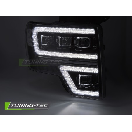 FORD F150 MK12 08-14 FULL LED BLACK DRL SEQ