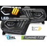 LED HEADLIGHTS BLACK DRL fits FORD MUSTANG 10-13 LED HEADLIGHTS BLACK DRL fits FORD MUSTANG 10-13