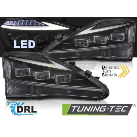 FULL LED HEADLIGHTS LEXUS IS 06-13 LED BLACK FULL LED HEADLIGHTS LEXUS IS 06-13 LED BLACK