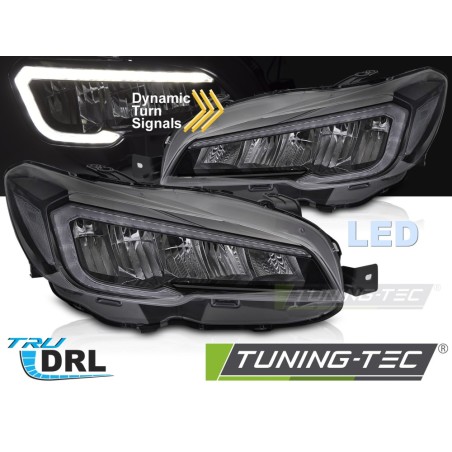 HEADLIGHTSTUBE LED BLACK fits SUBARU WRX 14-22 HEADLIGHTSTUBE LED BLACK fits SUBARU WRX 14-22
