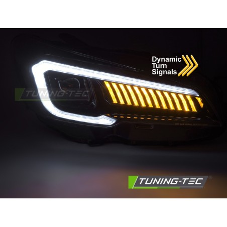 LED HEADLIGHTSTUBE LED BLACK fits SUBARU WRX 14-22