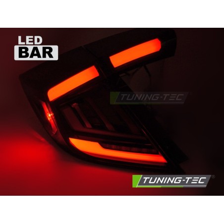 LED TAIL LIGHTS SMOKE fits HONDA CIVIC X 16-21 HATCHBACK