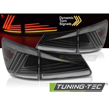 LED TAIL LIGHTS SMOKE LED SQL fits LEXUS IS II 06-13 LED TAIL LIGHTS SMOKE LED SQL fits LEXUS IS II 06-13