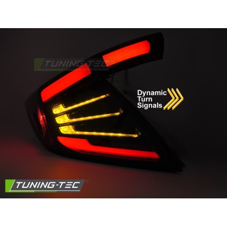 LED TAIL LIGHTS SMOKE fits HONDA CIVIC X 16-21 HATCHBACK LED TAIL LIGHTS SMOKE fits HONDA CIVIC X 16-21 HATCHBACK