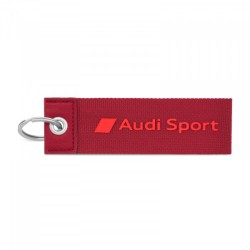 Porte-clés Audi Sport Logo Emblème Lanière rouge 3182000300