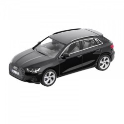 Miniature Audi Sport A3 Sportback 1:43 Noir - Modèle 5011903032