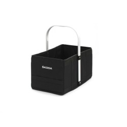 Panier Pliable Skoda Original - Boîte de Transport Noire Accessoires Lifestyle