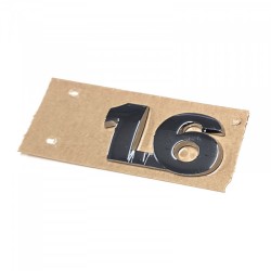 Emblème Logo VW Original 1.6 Chromé Brillant