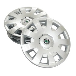 Ensemble de cache-roues 16 pouces pour Skoda Superb Yeti, jantes en acier argentées 7Jx16