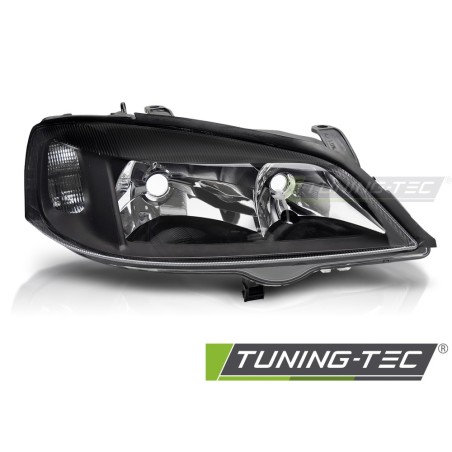 HEADLIGHTS BLACK RIGHT SIDE TYC fits OPEL ASTRA G 97-04