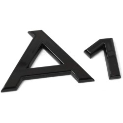 Emblème Audi A1 Original Noir Tuning Édition Exclusive