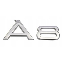 Emblème Audi A8 Original - Logo Chromé Brillant 4D0853741D2ZZ