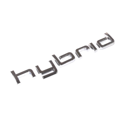 Emblème latéral hybride Audi en chrome pour aile extérieure