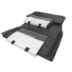 Tapis de Sol en Caoutchouc Premium Audi A4 A5 - Ensemble 2 Pièces Arrière