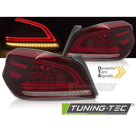 LED TAIL LIGHTS RED fits SUBARU WRX 14-21