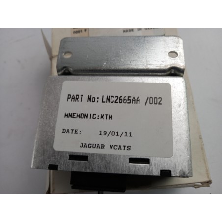 Unité De Contrôle JAGUAR LNC2665AA002 Pièce d'origine oem Unité De Contrôle JAGUAR LNC2665AA002 Pièce d'origine oem