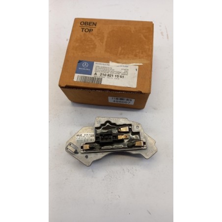 Résistance Pour Ventilateur Intérieur MERCEDES-BENZ A2108211551 2108211551 Pièce d'origine oem Résistance Pour Ventilateur Intérieur MERCEDES-BENZ A2108211551 2108211551 Pièce d'origine oem