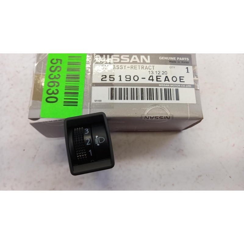 Interrupteur Pour Correcteur De Portée NISSAN 251904EA0E  Pièce d'origine oem
