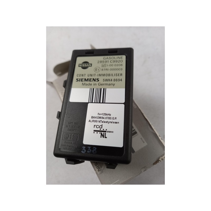 Unité De Contrôle NISSAN 28591C9920  Pièce d'origine oem