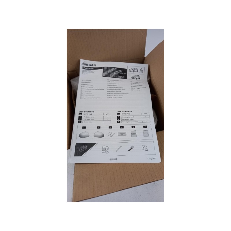 Couvercle De Rétroviseur Extérieur NISSAN KE9603N010RD  Pièce d'origine oem
