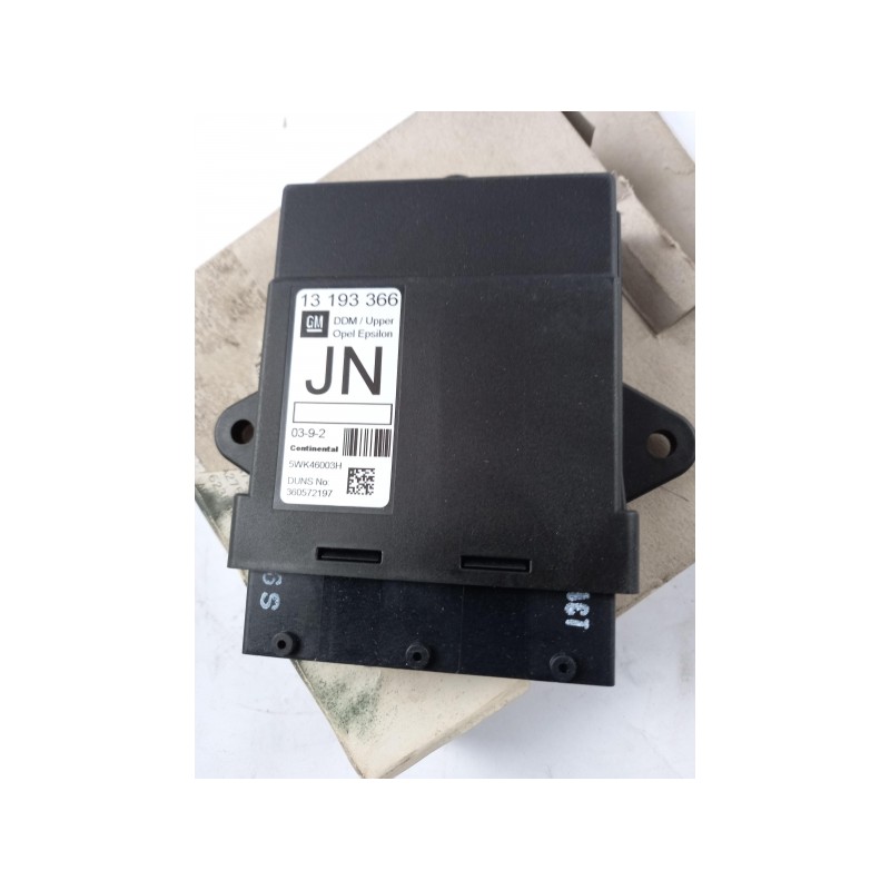 Unité De Contrôle OPEL 13193366 6235468 Pièce d'origine oem
