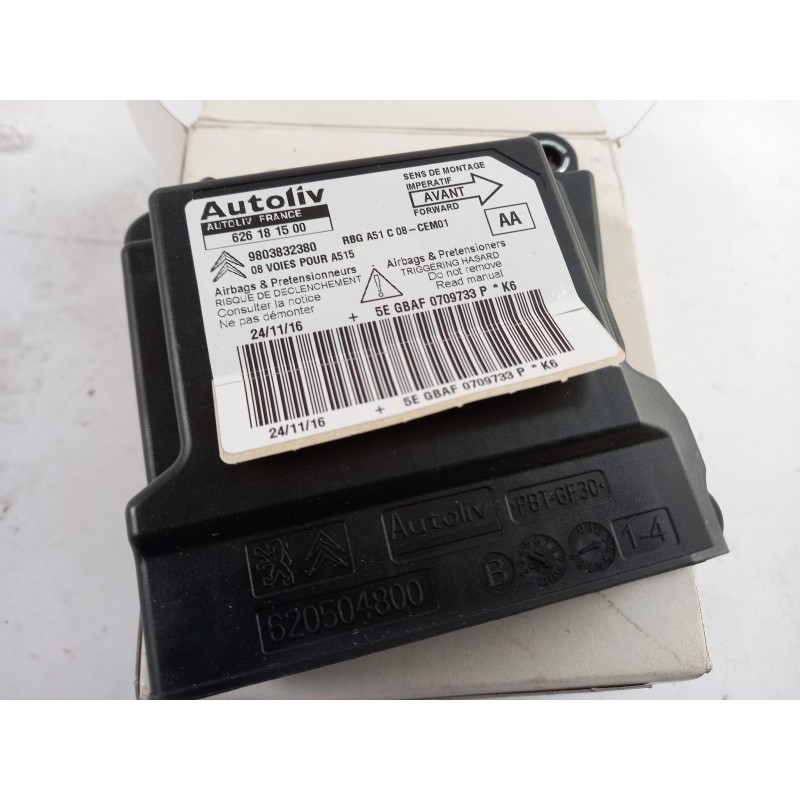 Unité De Contrôle D''Airbag PEUGEOT/CITROEN 9803832380  Pièce d'origine oem