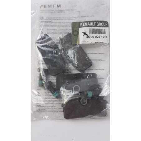 Plaquettes De Freins RENAULT 440602619R Pièce d'origine oem Plaquettes De Freins RENAULT 440602619R Pièce d'origine oem