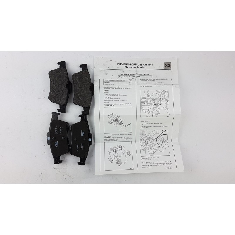 Plaquettes De Freins RENAULT 7701206609  Pièce d'origine oem