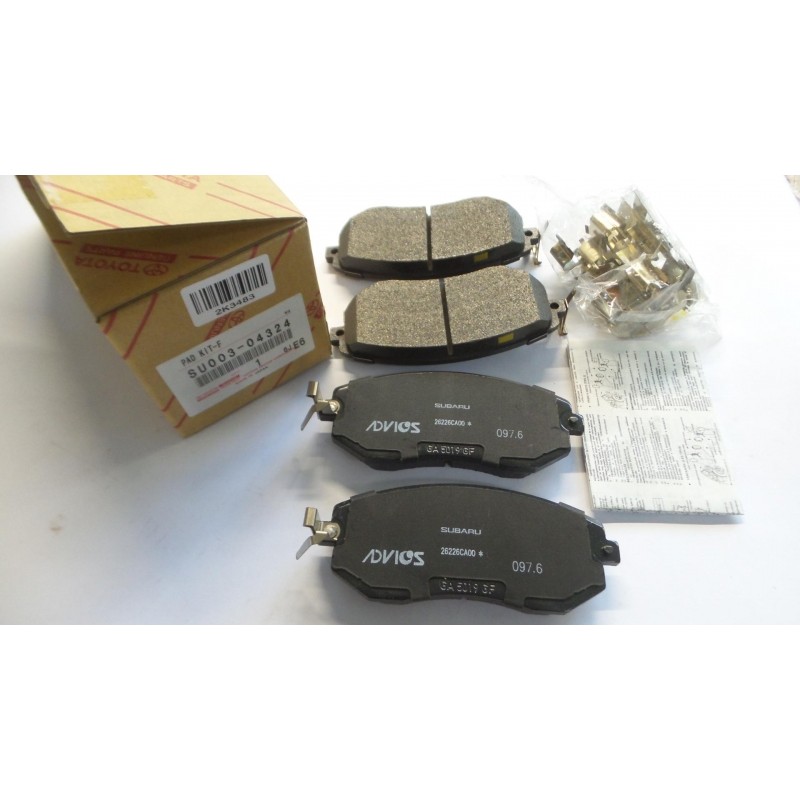 Plaquettes De Freins TOYOTA SU00304324  Pièce d'origine oem