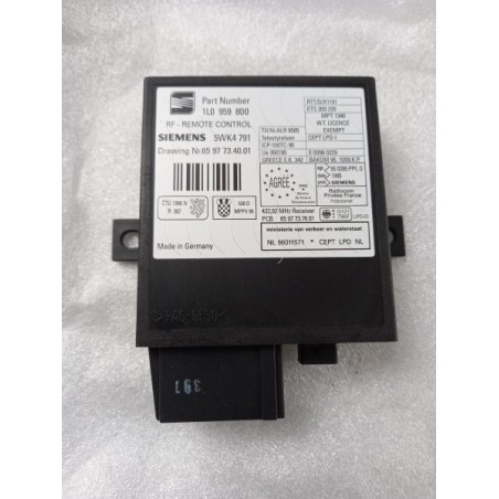 Unité De Contrôle VAG 1L0959800 Pièce d'origine oem Unité De Contrôle VAG 1L0959800 Pièce d'origine oem